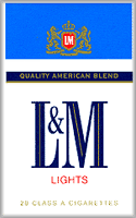 L&M Lights (Blue) Cigarettes