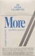More Super Lights Cigarettes