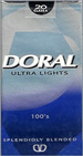 DORAL ULTRA LIGHT 100 Cigarettes