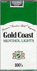 GOLD COAST LIGHT MENTHOL SP 100 Cigarettes