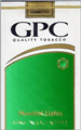 G.P.C. LIGHT MENTHOL KING Cigarettes