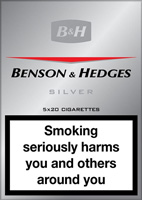 Benson & Hedges Silver Cigarettes