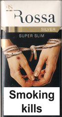 Rossa Super Slim Silver Cigarettes