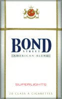 Bond Street Silver (Super Lights) Cigarettes