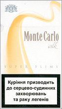 Monte Carlo Super Slims Silk 100`s Cigarettes