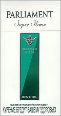 Parliament Super Slims Menthol 100's Cigarettes