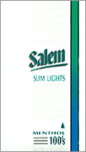 Salem Slim Lights 100's Cigarettes