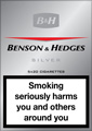 Benson & Hedges Silver Cigarettes