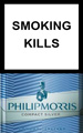 Philip Morris Compact Silver Cigarettes