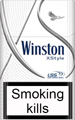Winston XStyle Silver Cigarettes