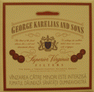 George Karelias And Sons Cigarettes