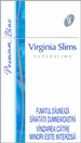 Virginia Slims Super Slims Blue 100`s Cigarettes