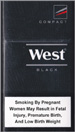 West Black Compact Cigarettes