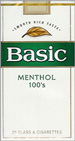 BASIC FULL FLAVOR MENTHOL SP 100 Cigarettes