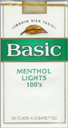 BASIC LIGHT MENTHOL SP 100 Cigarettes