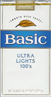 BASIC ULTRA LIGHT SP 100 Cigarettes