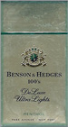 BENSON HEDGE ULTRA LT MENTHOL BOX 100 Cigarettes