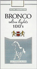 BRONCO ULTRA LIGHT 100 Cigarettes
