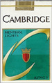 CAMBRIDGE LIGHT MENTHOL KING Cigarettes