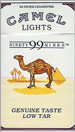 CAMEL 99  LIGHT  BOX 100 Cigarettes