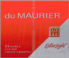 DU MAURIER EXTRA LT KING  25