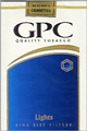 G.P.C. LIGHT KING Cigarettes