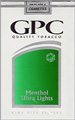 G.P.C. ULTRA MENTHOL KING Cigarettes
