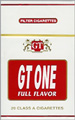 GT ONE FULL FLAVOR BOX KING Cigarettes