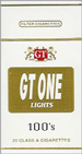 GT ONE LIGHT BOX 100 Cigarettes