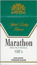 MARATHON FF MENTHOL BOX 100 Cigarettes