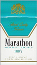 MARATHON MENTHOL LIGHT BOX 100 Cigarettes