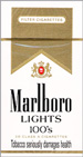 MARLBORO LIGHT BOX 100 Cigarettes
