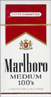 MARLBORO MEDIUM BOX 100 Cigarettes