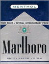 MARLBORO MENT BLUE BX 72MM Cigarettes