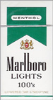 MARLBORO MENT LIGHT BOX 100 Cigarettes