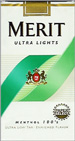 MERIT ULTRA MENTHOL 100 Cigarettes