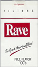 RAVE FULL FLAVOR SOFT 100 Cigarettes