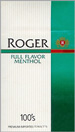 ROGER F.F. MENTHOL BOX 100 Cigarettes
